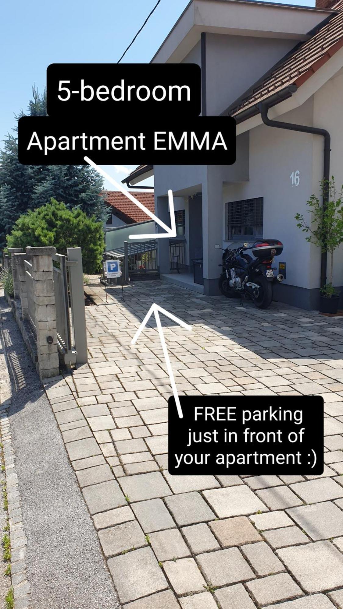 Apartment Emma Ljubljana - Free Parking, Ac, Wifi Dış mekan fotoğraf